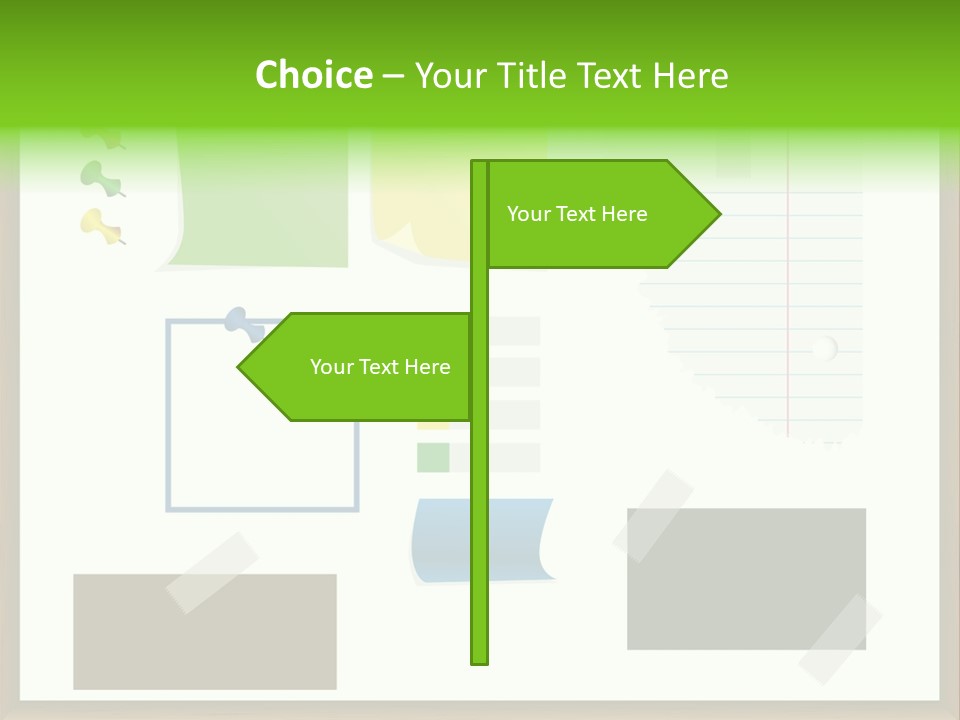 Illustration Sketch Message PowerPoint Template