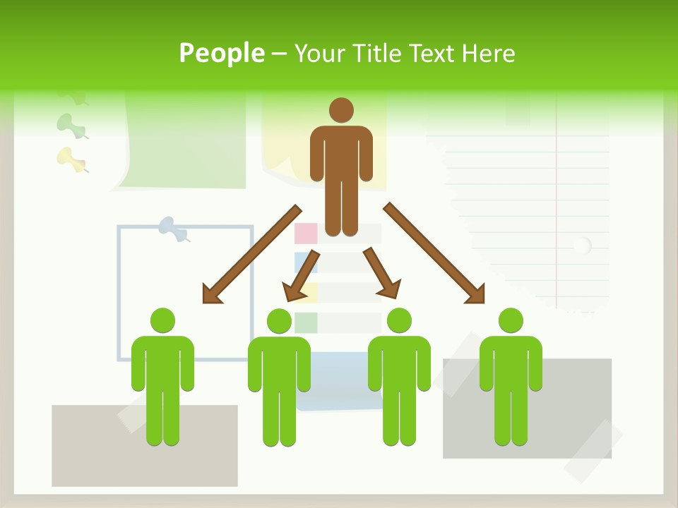 Illustration Sketch Message PowerPoint Template