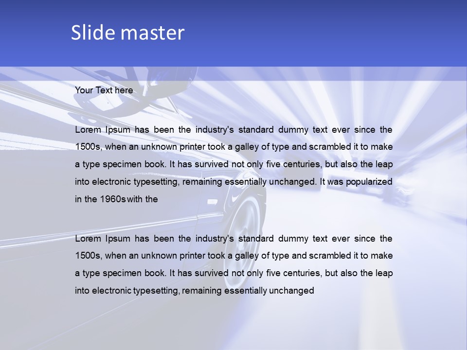 Time Connection Light PowerPoint Template