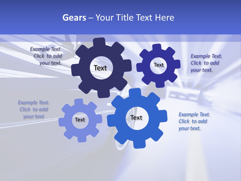 Time Connection Light PowerPoint Template