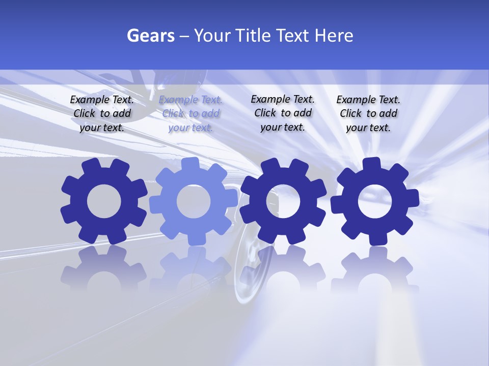 Time Connection Light PowerPoint Template