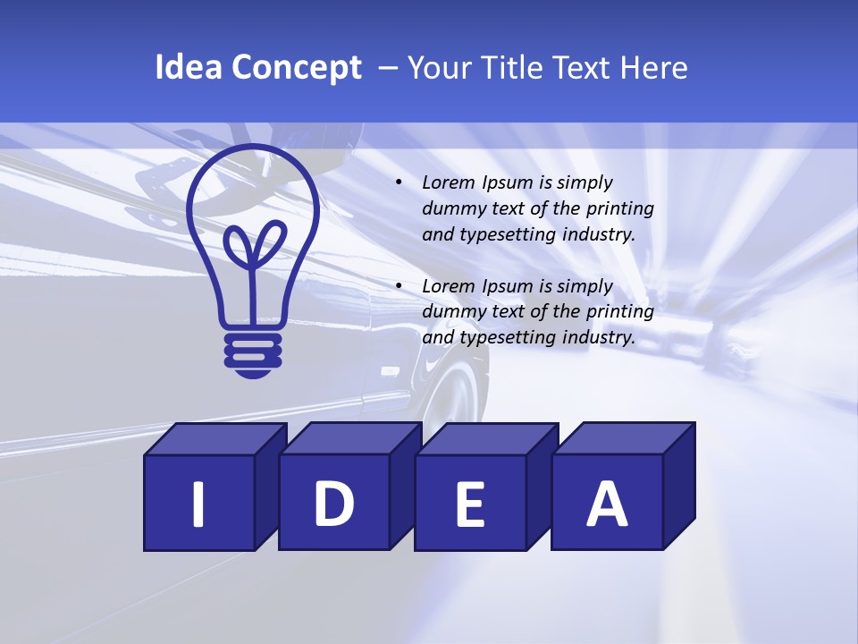 Time Connection Light PowerPoint Template