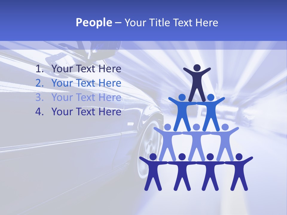 Time Connection Light PowerPoint Template