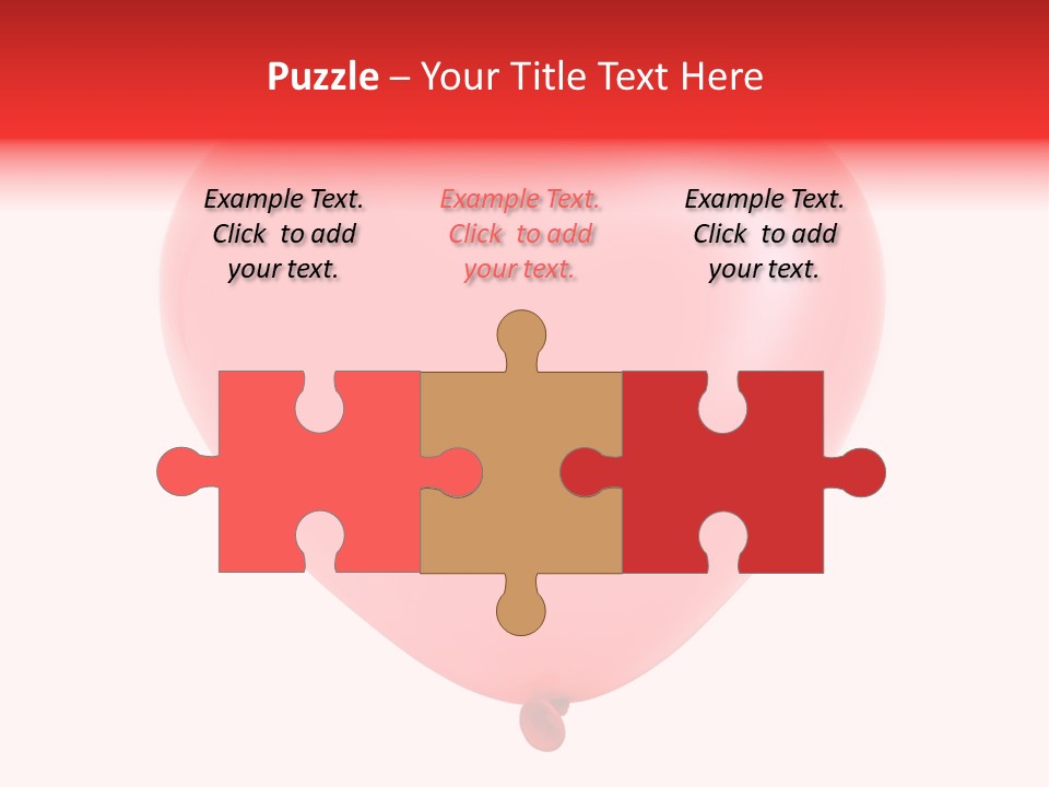 Holiday Air Balloon PowerPoint Template