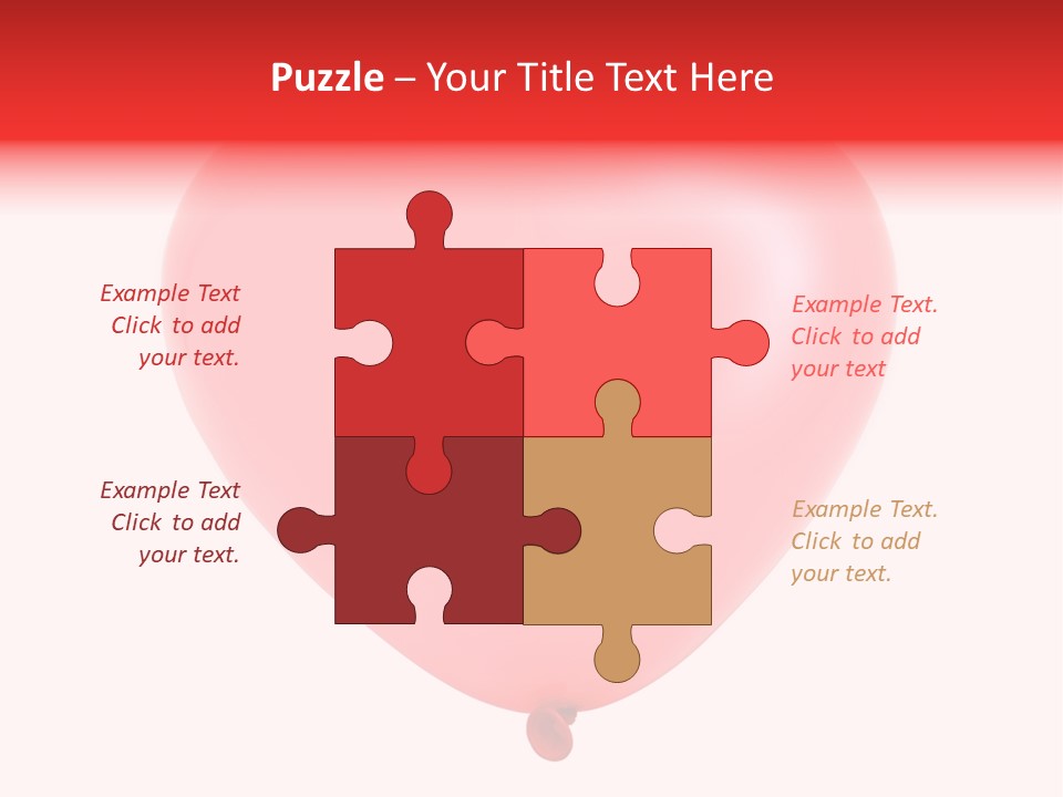 Holiday Air Balloon PowerPoint Template