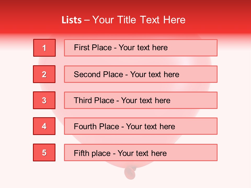 Holiday Air Balloon PowerPoint Template