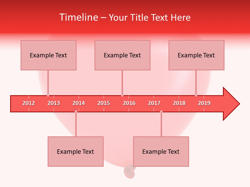 Holiday Air Balloon PowerPoint Template