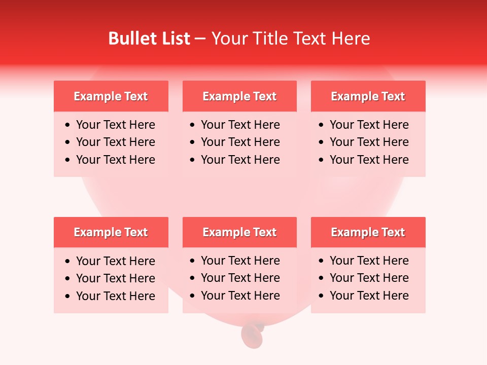 Holiday Air Balloon PowerPoint Template