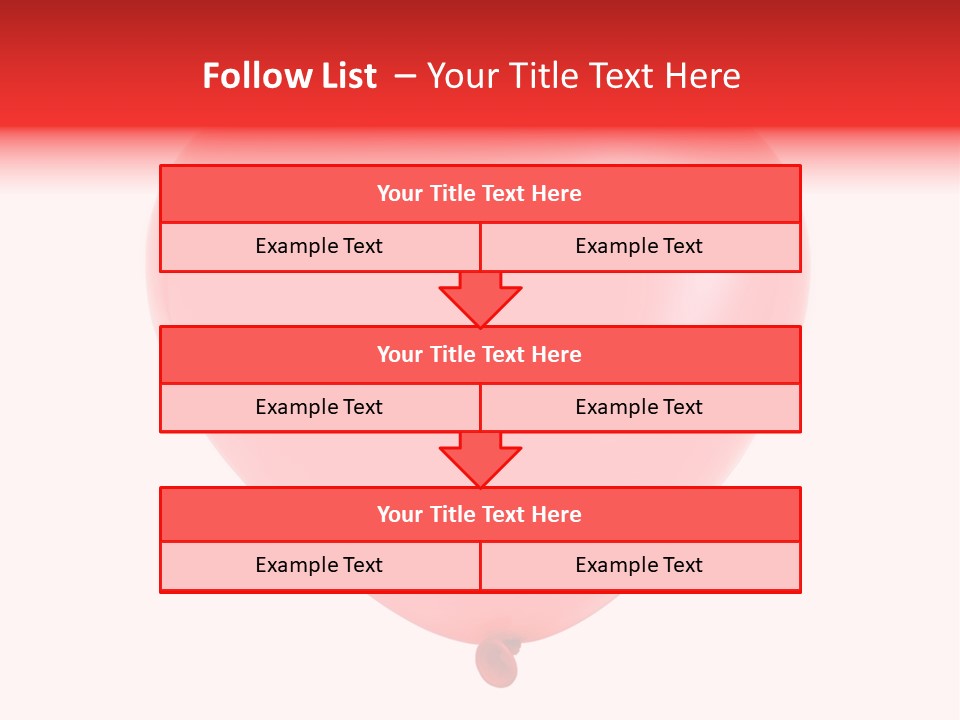 Holiday Air Balloon PowerPoint Template