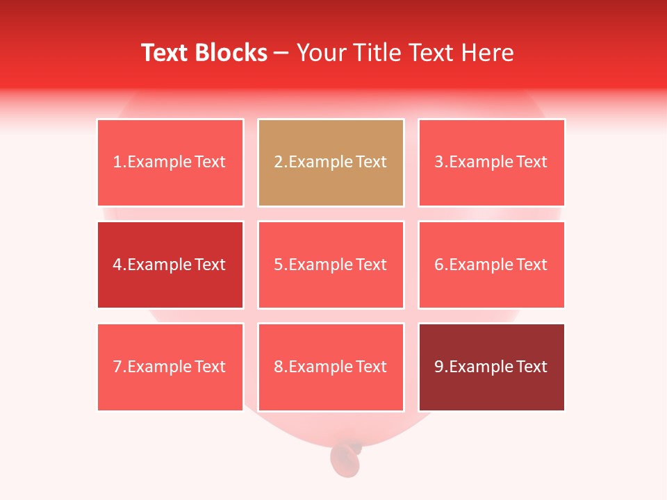 Holiday Air Balloon PowerPoint Template