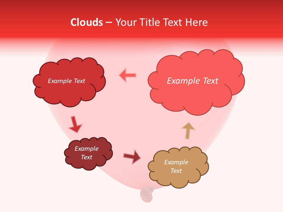 Holiday Air Balloon PowerPoint Template