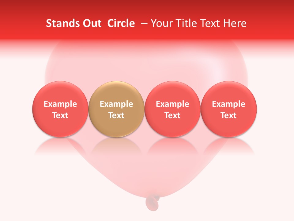 Holiday Air Balloon PowerPoint Template