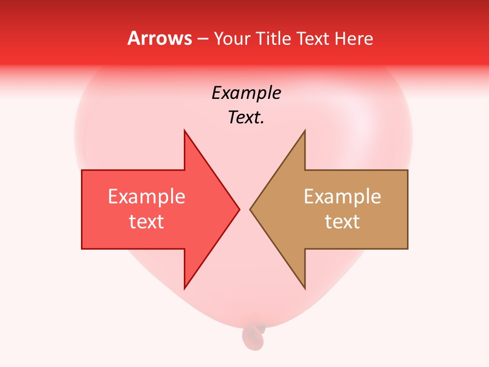 Holiday Air Balloon PowerPoint Template