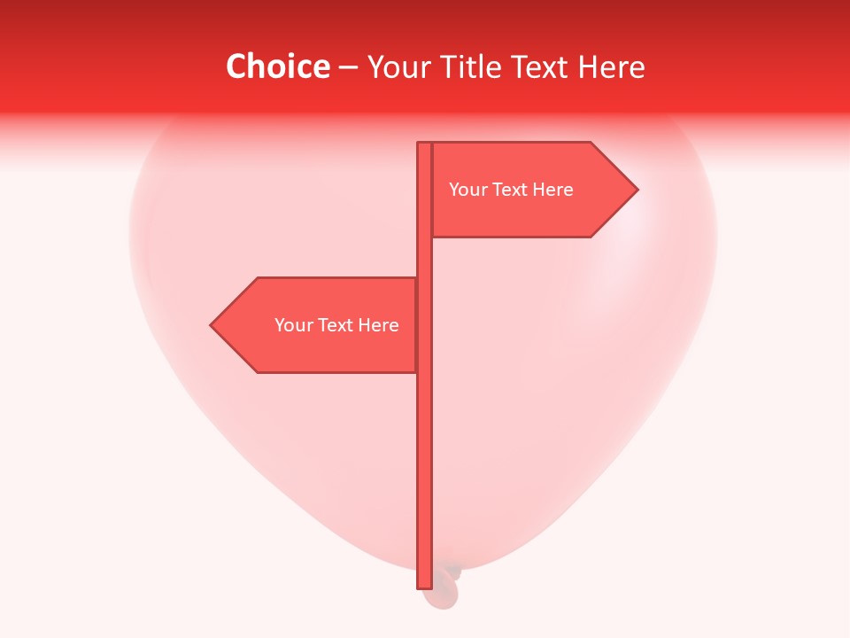 Holiday Air Balloon PowerPoint Template