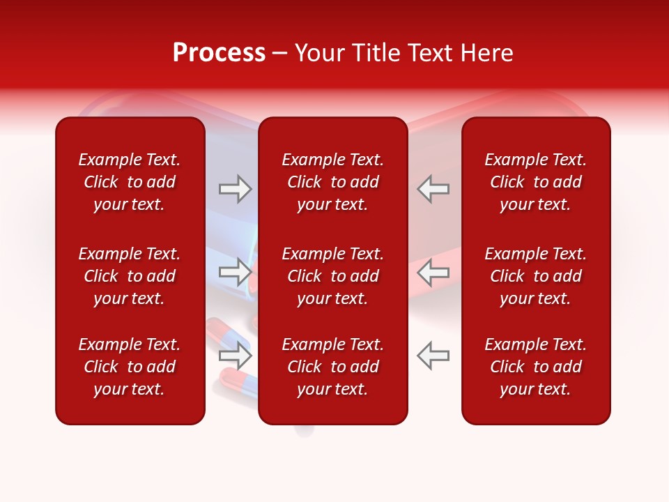 A Blue And Red Pill Pill With Red And Blue Pills Spilling Out Of It PowerPoint Template