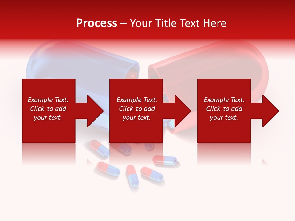 A Blue And Red Pill Pill With Red And Blue Pills Spilling Out Of It PowerPoint Template