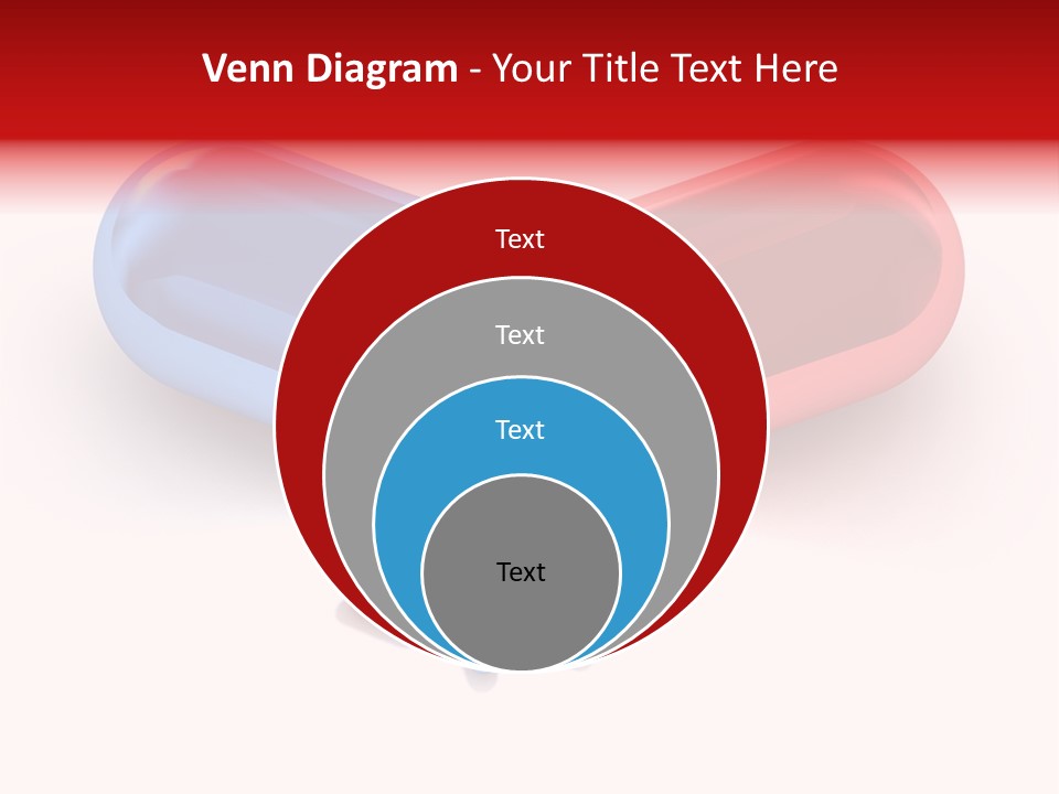 A Blue And Red Pill Pill With Red And Blue Pills Spilling Out Of It PowerPoint Template