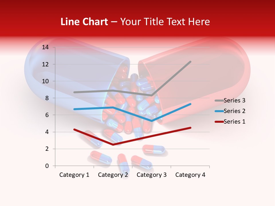 A Blue And Red Pill Pill With Red And Blue Pills Spilling Out Of It PowerPoint Template