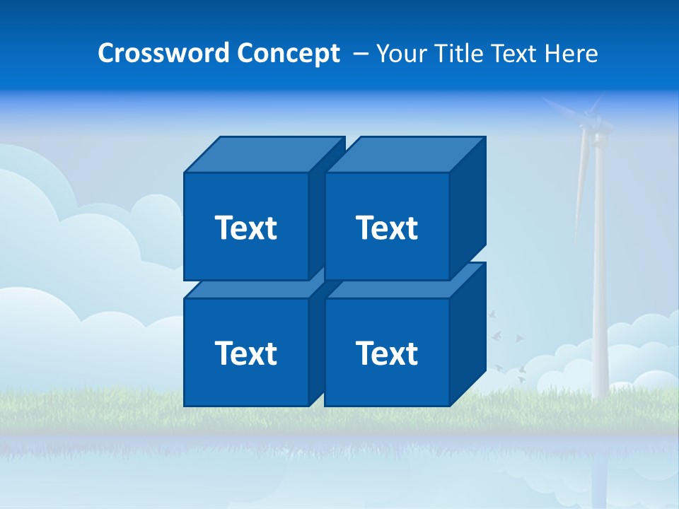 Grass Warming Striped PowerPoint Template