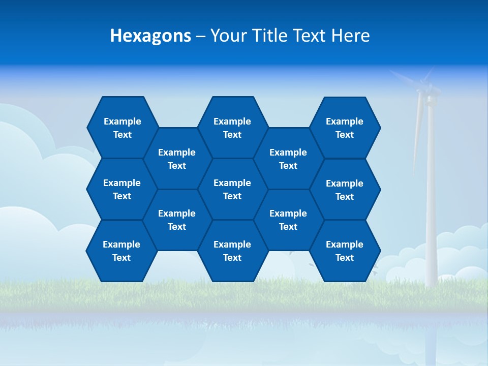 Grass Warming Striped PowerPoint Template