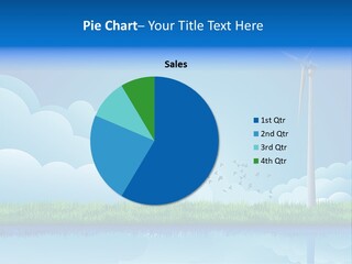 Grass Warming Striped PowerPoint Template