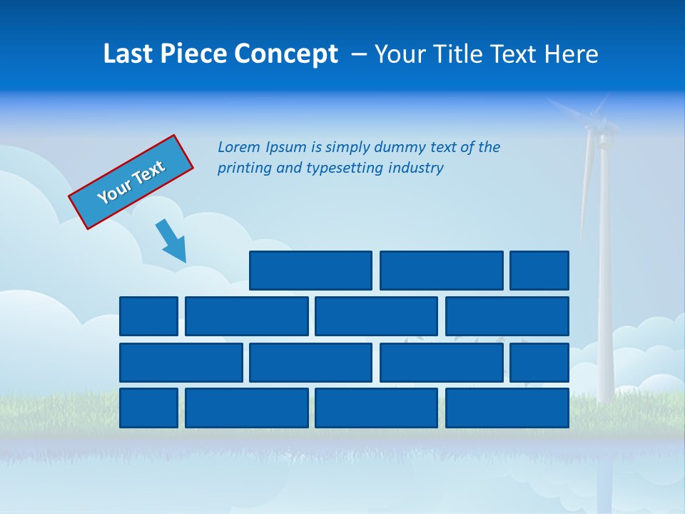 Grass Warming Striped PowerPoint Template