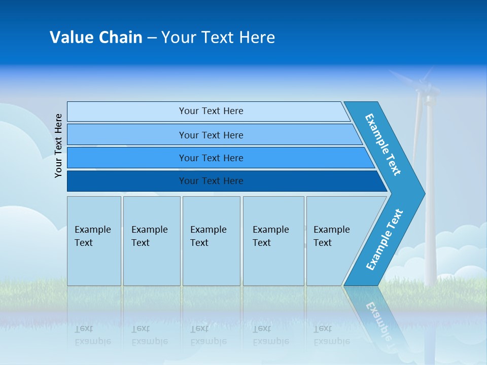 Grass Warming Striped PowerPoint Template