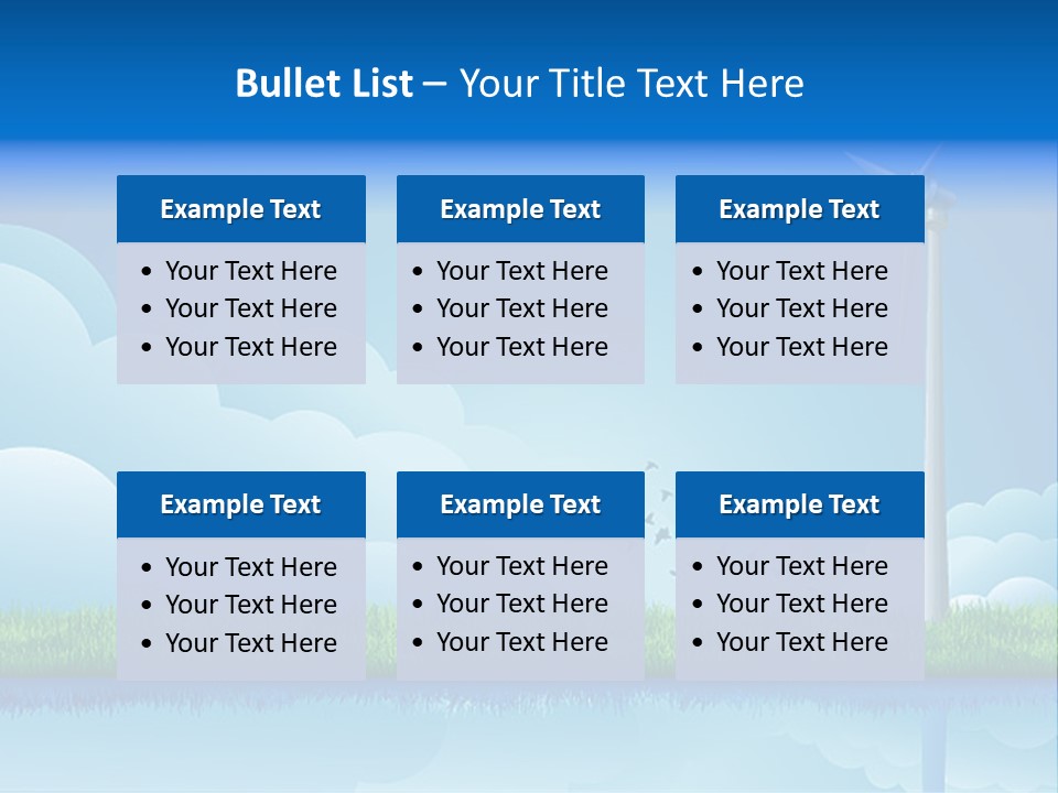 Grass Warming Striped PowerPoint Template