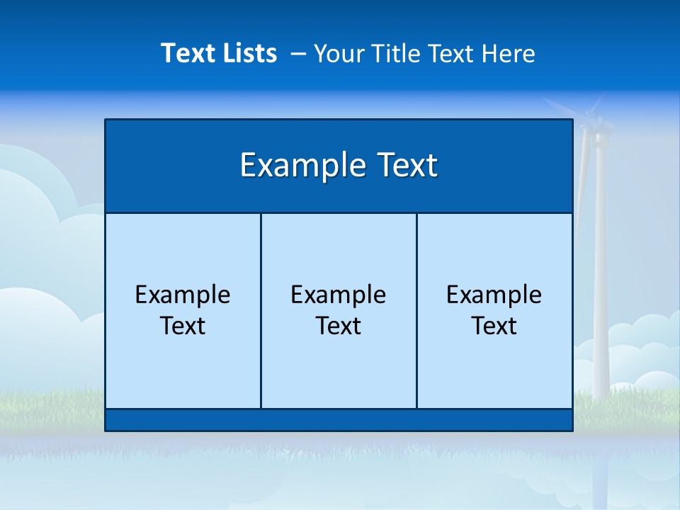 Grass Warming Striped PowerPoint Template