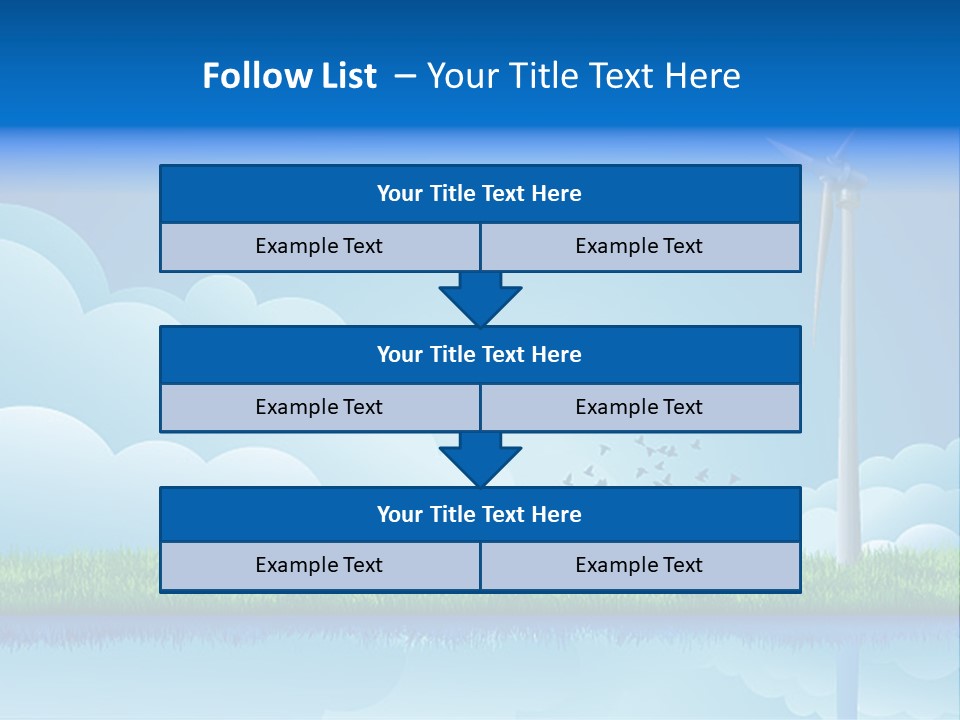 Grass Warming Striped PowerPoint Template