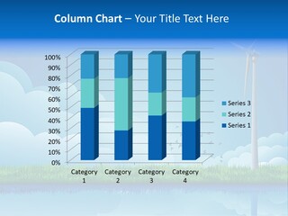 Grass Warming Striped PowerPoint Template