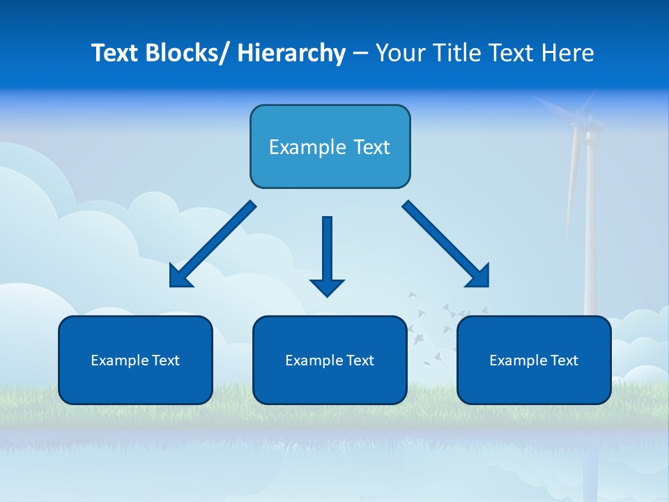 Grass Warming Striped PowerPoint Template