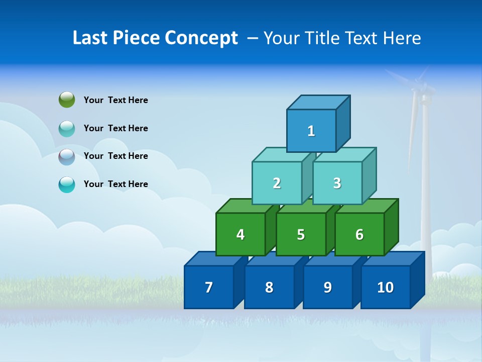 Grass Warming Striped PowerPoint Template