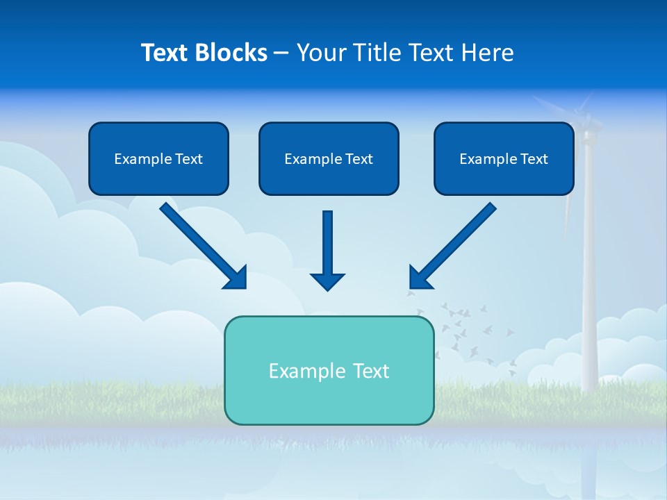 Grass Warming Striped PowerPoint Template