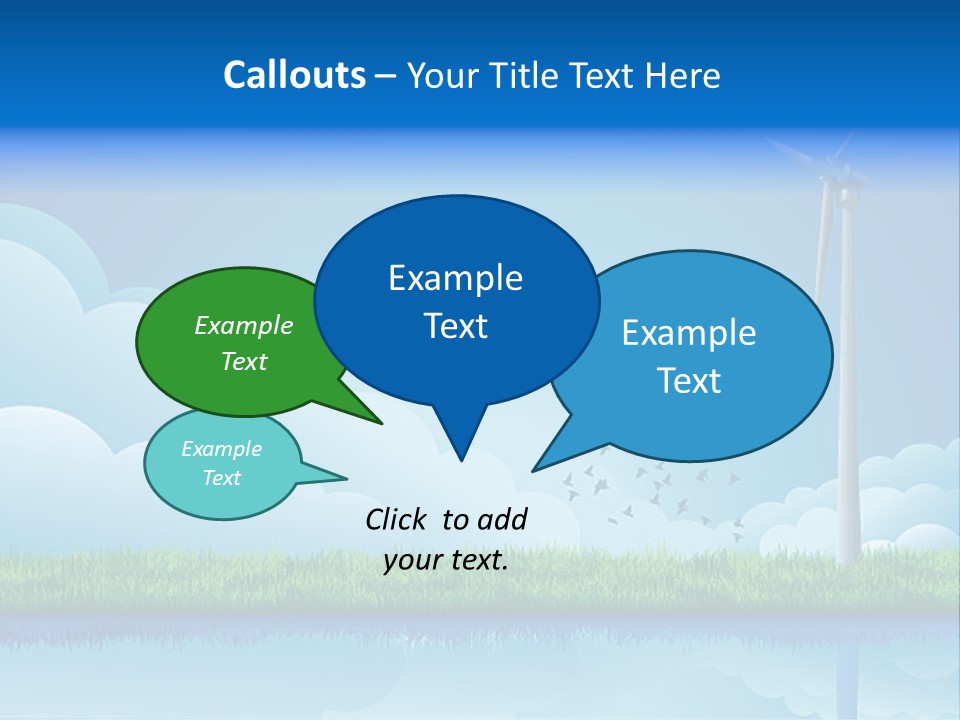 Grass Warming Striped PowerPoint Template