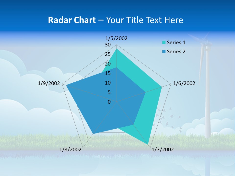 Grass Warming Striped PowerPoint Template