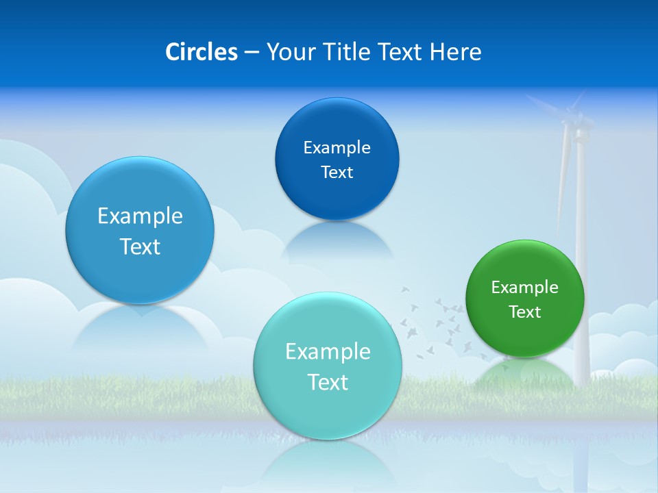 Grass Warming Striped PowerPoint Template