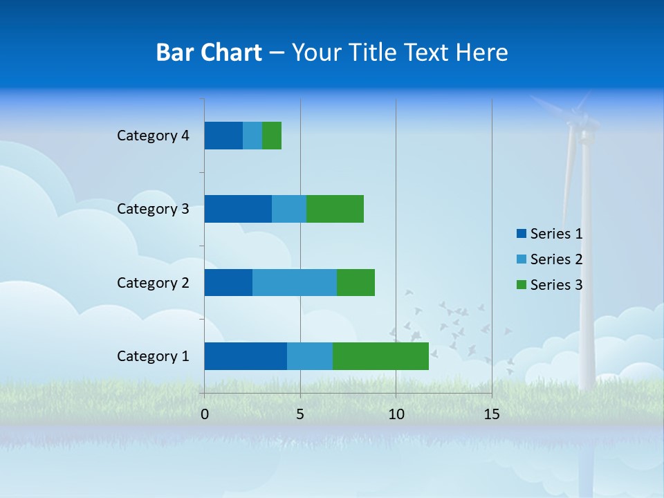 Grass Warming Striped PowerPoint Template