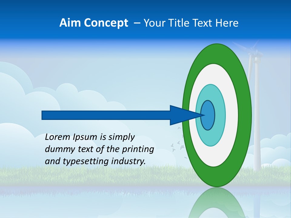 Grass Warming Striped PowerPoint Template