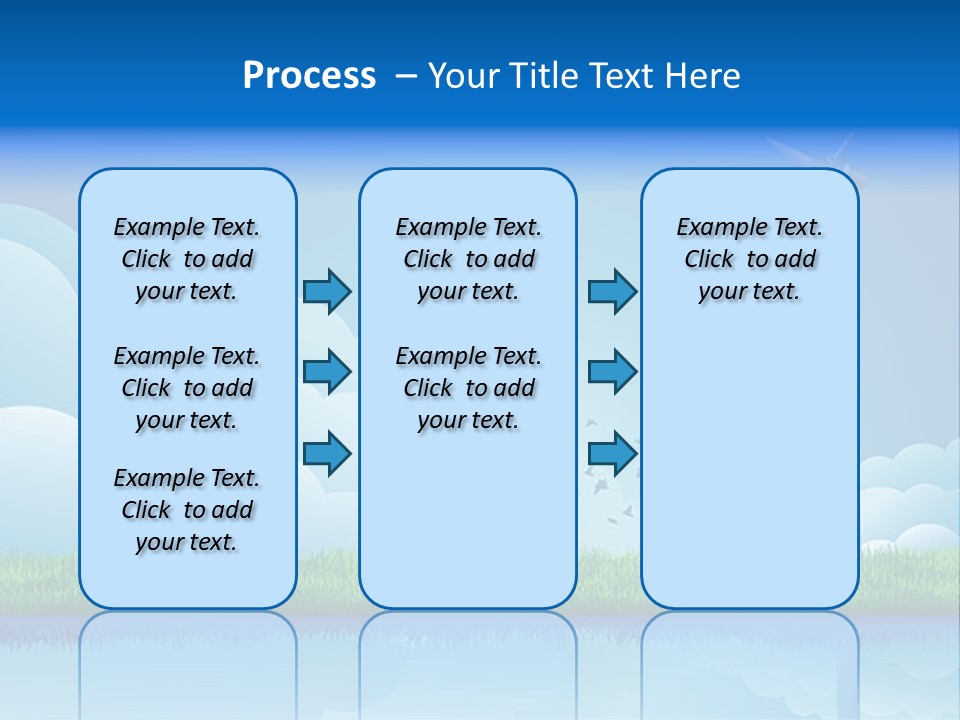 Grass Warming Striped PowerPoint Template