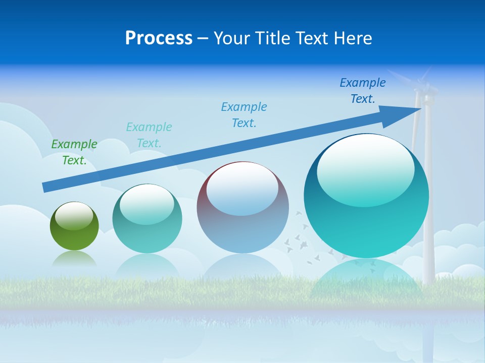 Grass Warming Striped PowerPoint Template