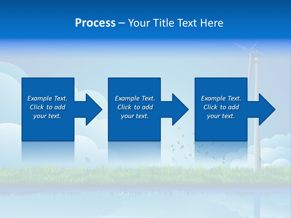 Grass Warming Striped PowerPoint Template
