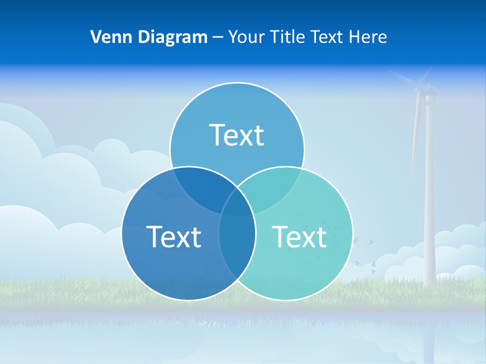 Grass Warming Striped PowerPoint Template