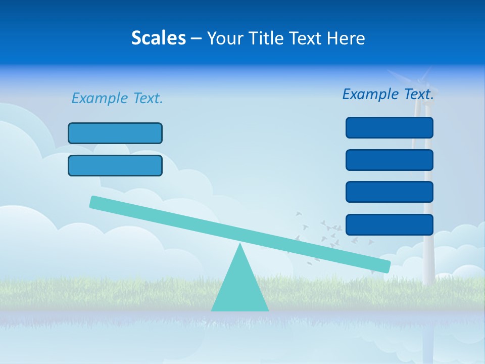 Grass Warming Striped PowerPoint Template