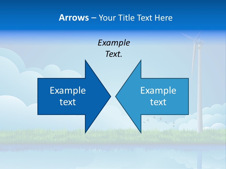 Grass Warming Striped PowerPoint Template