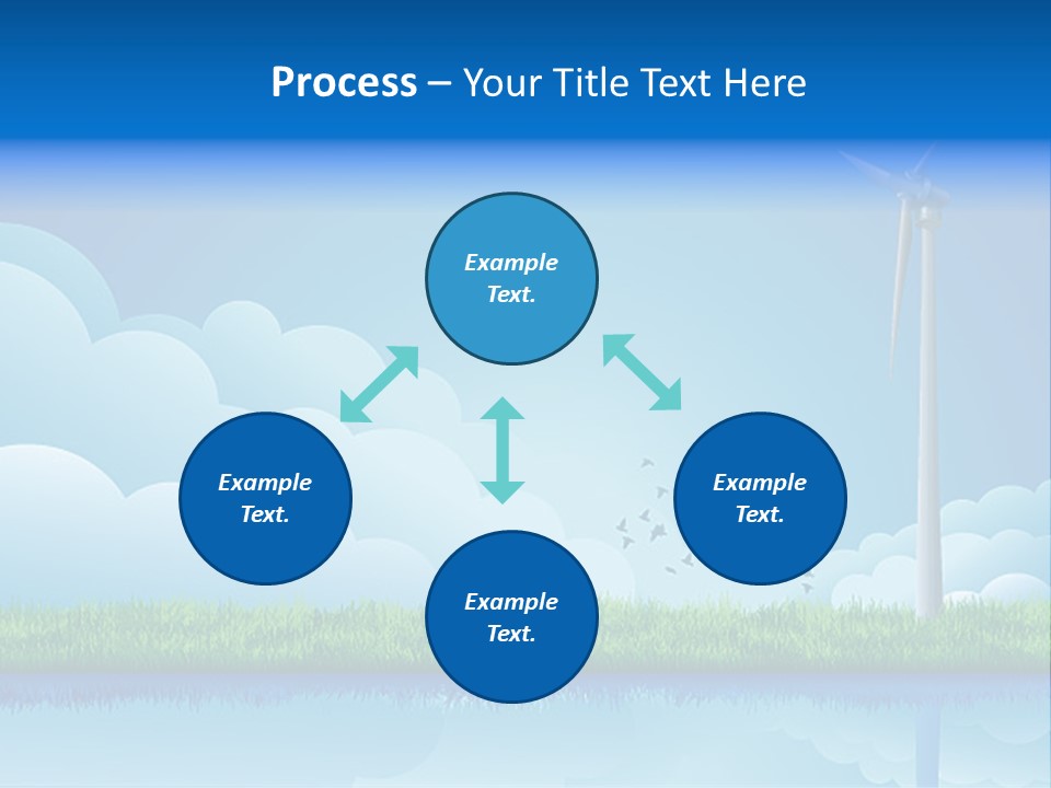 Grass Warming Striped PowerPoint Template