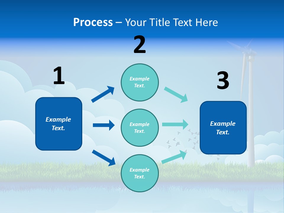 Grass Warming Striped PowerPoint Template