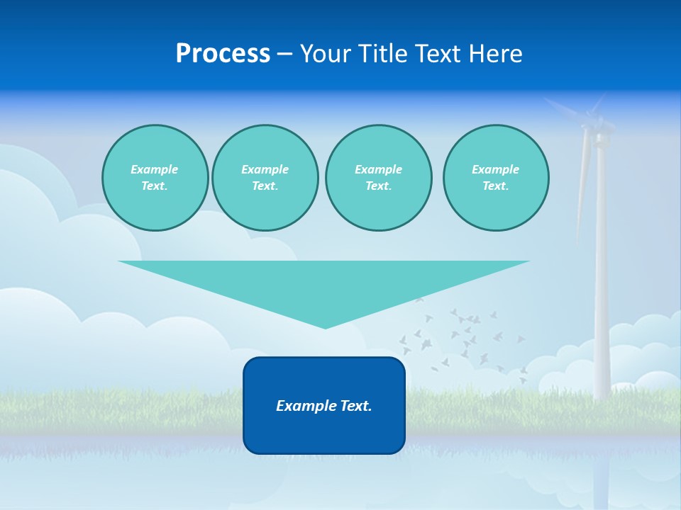 Grass Warming Striped PowerPoint Template