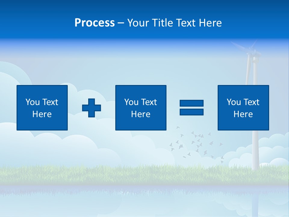 Grass Warming Striped PowerPoint Template