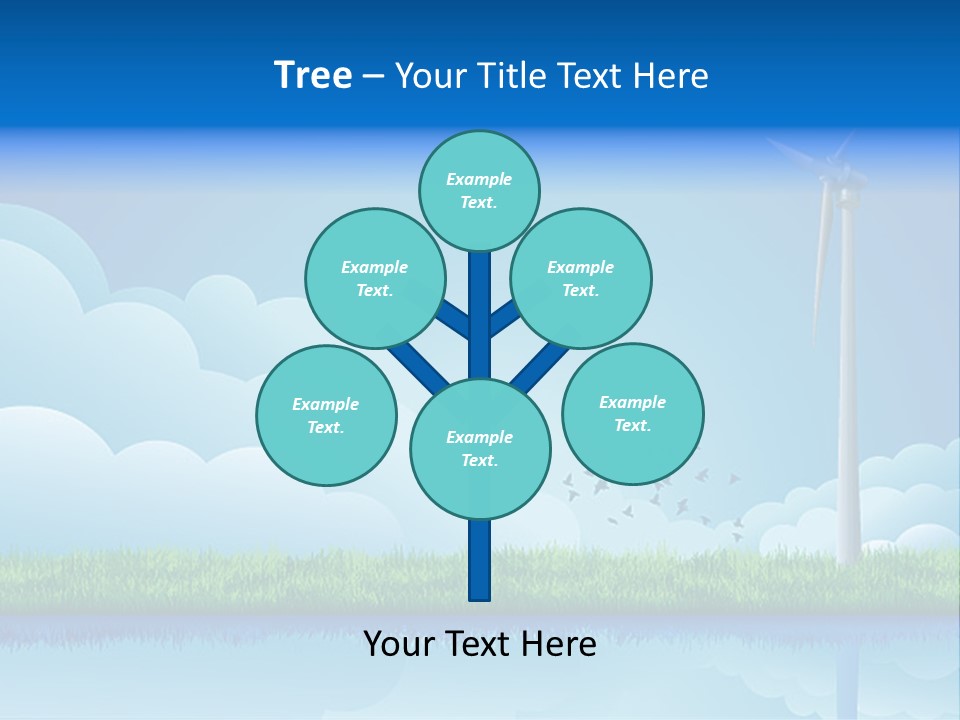 Grass Warming Striped PowerPoint Template